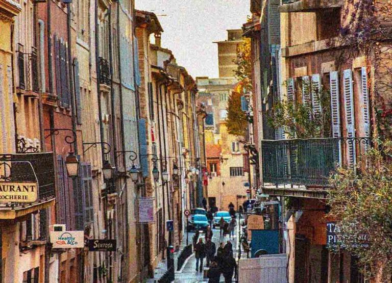 Une rue à Aix-en-Provence